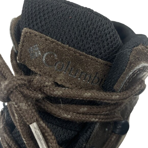 Columbia Waterproof Hiking Boots Size 8.5 Brown Womens Leather Lace-Up Outdoor - Picture 10 of 12